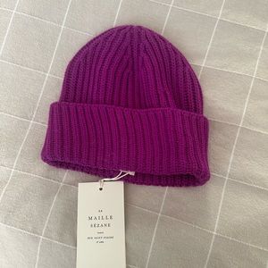 BRAND New Sazean purple beanie